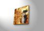 Wallity Cuadro Decorativo de Lienzo Iluminado con LED 40x40 cm Multicolor